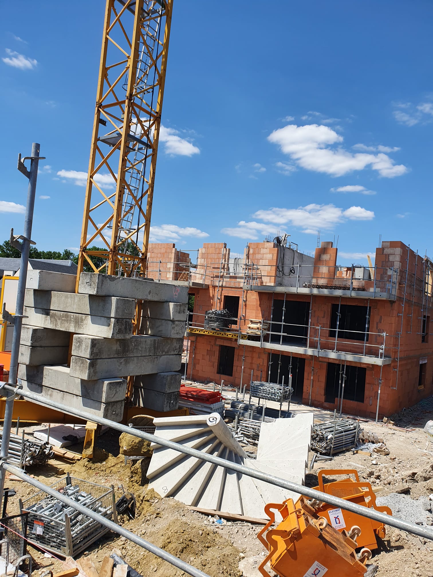 Gros œuvre 28 logements Boves Amiens
